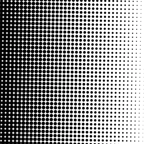 White Black Circles Gradient Halftone Background Vector Illustration — Stock Vector