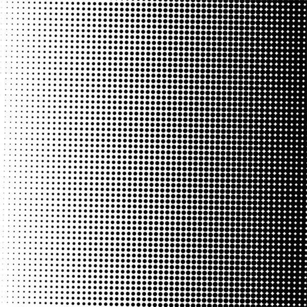 White Black Circles Gradient Halftone Background Vector Illustration — Image vectorielle