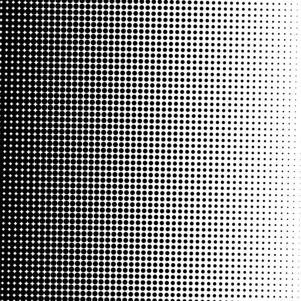 White and black circles, gradient halftone background. Vector illustration.