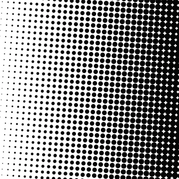 White Black Circles Gradient Halftone Background Vector Illustration — Wektor stockowy