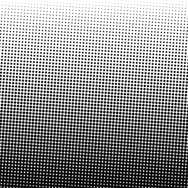 White Black Circles Gradient Halftone Background Vector Illustration — Wektor stockowy