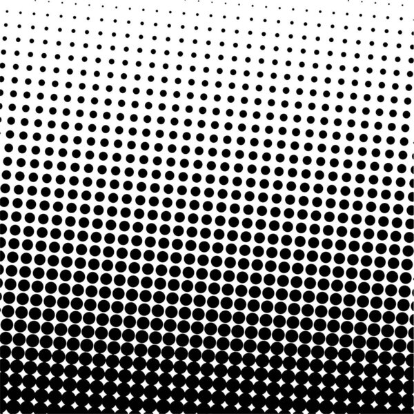 White and black circles, gradient halftone background. Vector illustration.