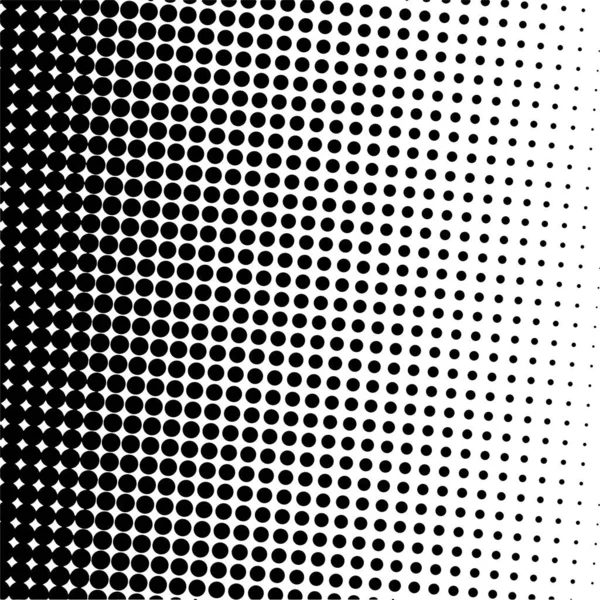 White Black Circles Gradient Halftone Background Vector Illustration — Stock Vector