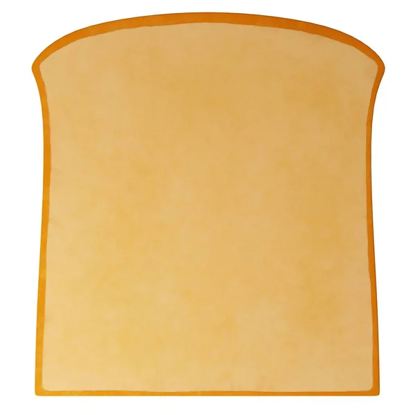 Sliced Bread Paint Rendering — Stock Photo, Image