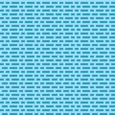 Mavi tuğla desenli pikseller. Vektör arkaplanı.