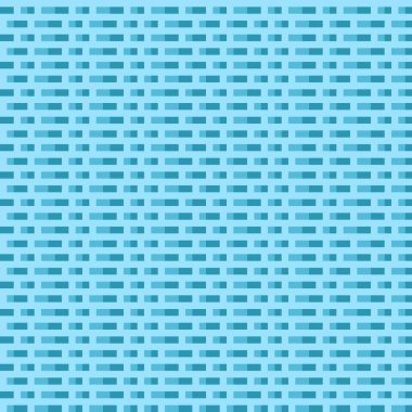Mavi tuğla desenli pikseller. Vektör arkaplanı.