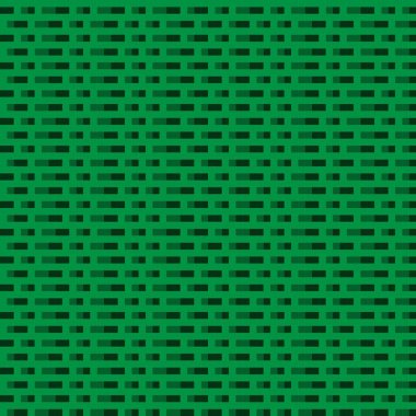 Yeşil tuğla desenli pikseller. Vektör arkaplanı.