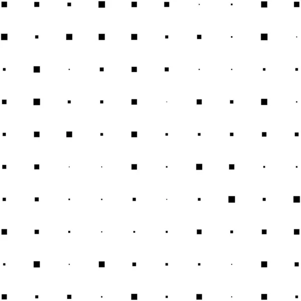 Black Squares Random Pattern Background Abstract Halftone Vector Illustration — Vettoriale Stock
