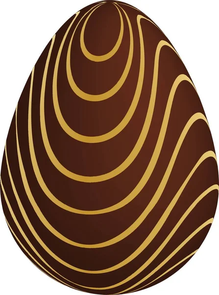 Gold Chocolate Easter Eggs White Background — Foto de Stock