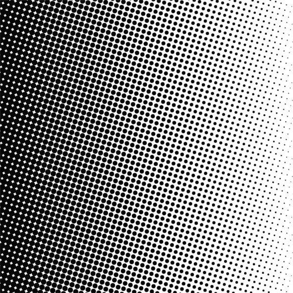 White Black Circles Gradient Halftone Background Vector Illustration — Stockvektor