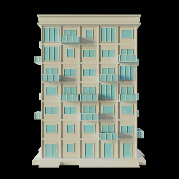 Белый Дом Современный Стиль Этажная Модель Архитектура Изготовлена Бумаги Низкопольный — стоковое фото