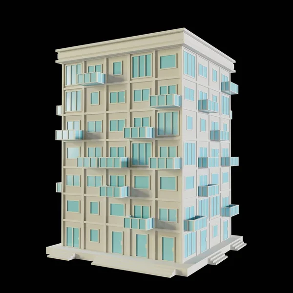 White House Modern Style Floor Model Architecture Made Paper Low — Stock Fotó