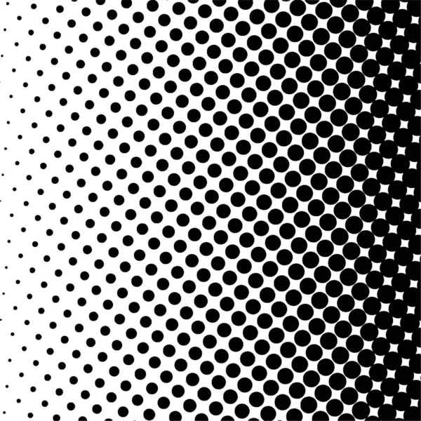 White Black Circles Gradient Halftone Background Vector Illustration — Stockvektor