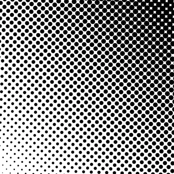 White Black Circles Gradient Halftone Background Vector Illustration — Stockvektor