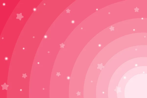 Pink Sky Stars Gradient Background Vector Illustration — Archivo Imágenes Vectoriales