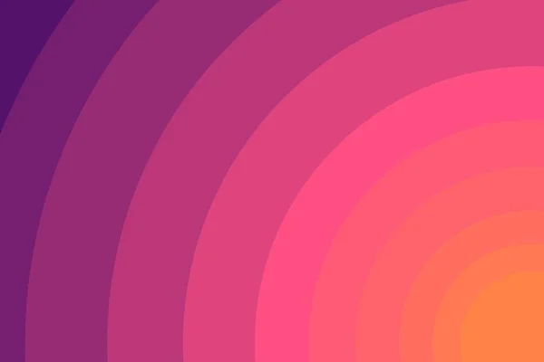 Orange Pink Purple Gradient Sun Paper Cut Vector Illustration — Stock vektor