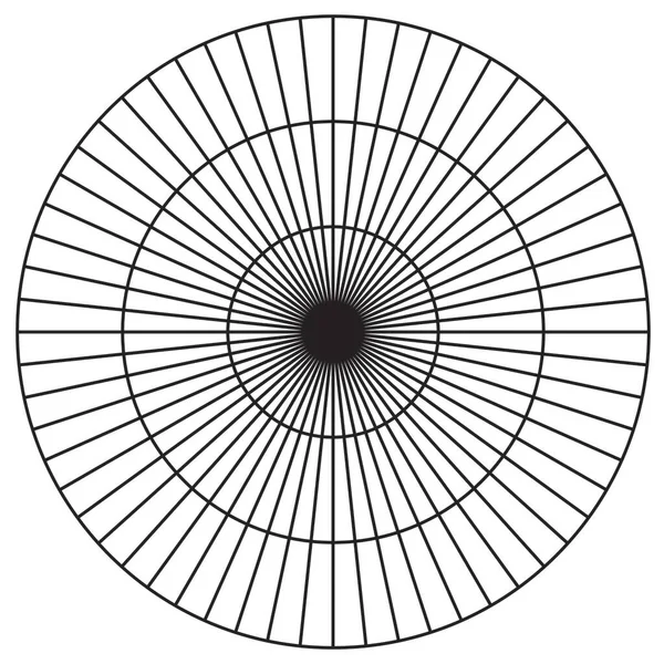 Circle Vector Background Black Circle Circle Symbol — Vettoriale Stock