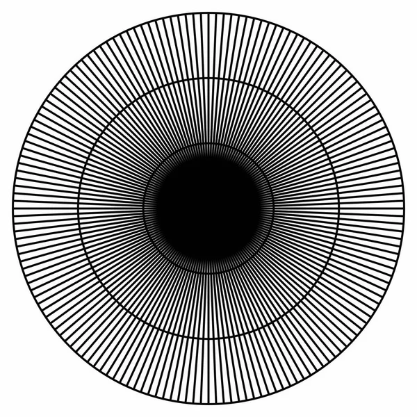 Circle Vector Background Black Circle Circle Symbol — Vector de stock