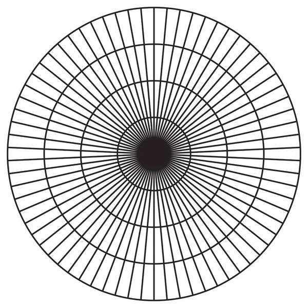 Circle Vector Background Black Circle Circle Symbol — Stok Vektör