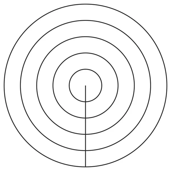 Circle Vector Background Black Circle Circle Symbol — 스톡 벡터