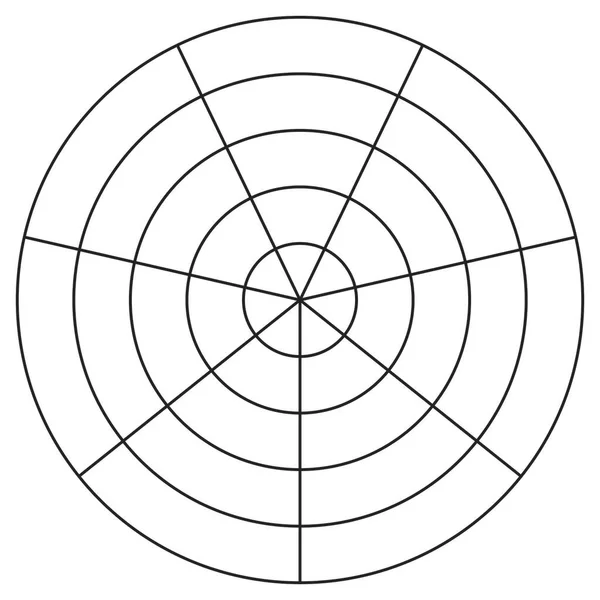 Circle Vector Background Black Circle Circle Symbol — Vector de stock