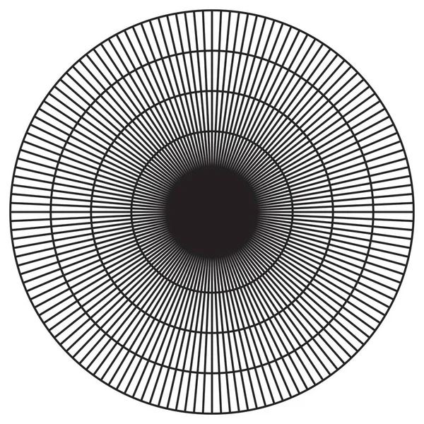 Circle Vector Background Black Circle Circle Symbol — Vettoriale Stock