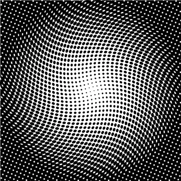 Cercles Blancs Noirs Dégradé Demi Teinte Fond Illustration Vectorielle — Image vectorielle