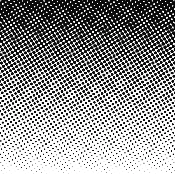 White Black Circles Gradient Halftone Background Vector Illustration — Stockvektor