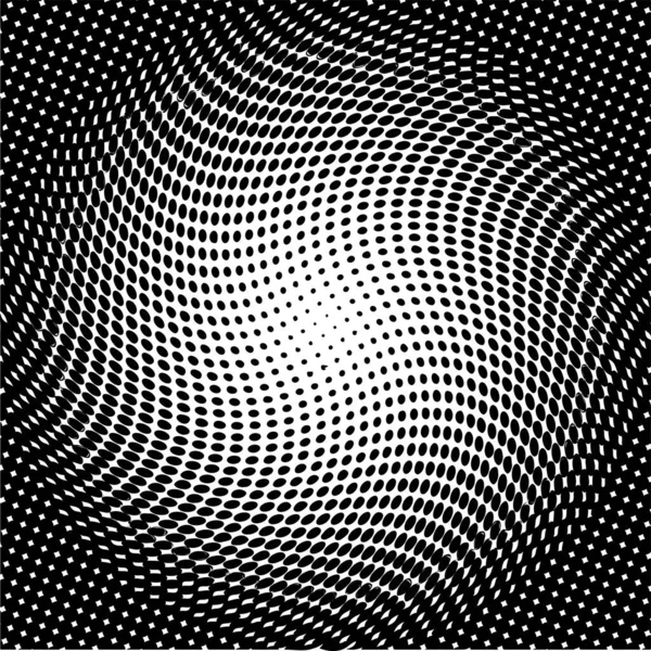 Cercles Blancs Noirs Dégradé Demi Teinte Fond Illustration Vectorielle — Image vectorielle