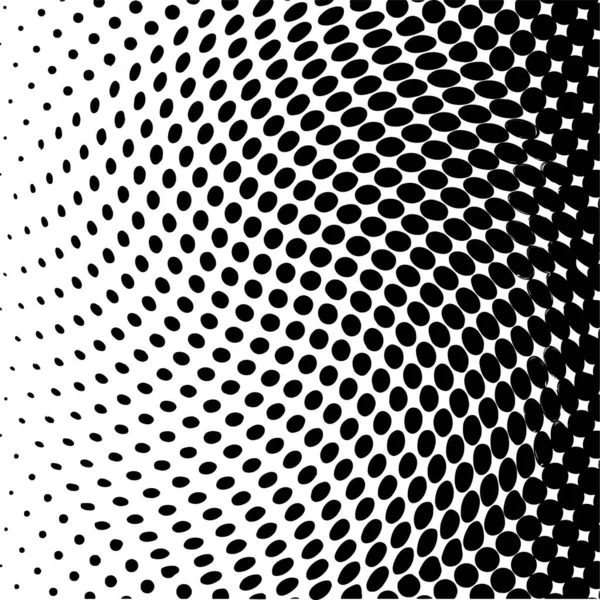 White Black Circles Gradient Halftone Background Vector Illustration — Archivo Imágenes Vectoriales