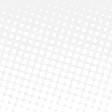White circles, gradient halftone background. Vector illustration.