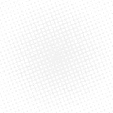 White circles, gradient halftone background. Vector illustration.