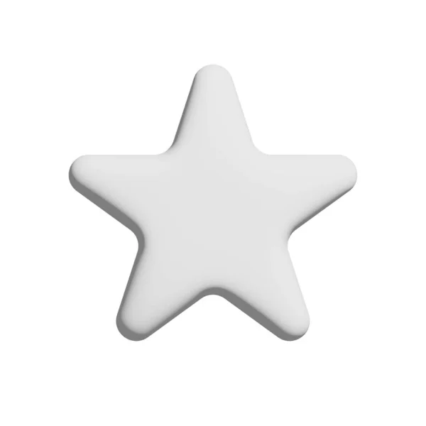 Gray Geometric Shapes Star Embossed Button — Stockfoto