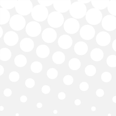 White circles, gradient halftone background. Vector illustration.