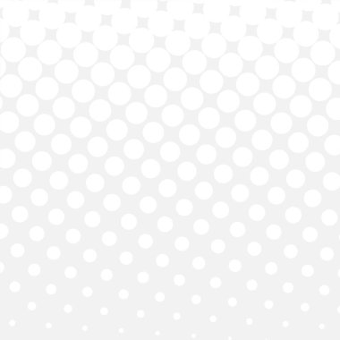 White circles, gradient halftone background. Vector illustration.