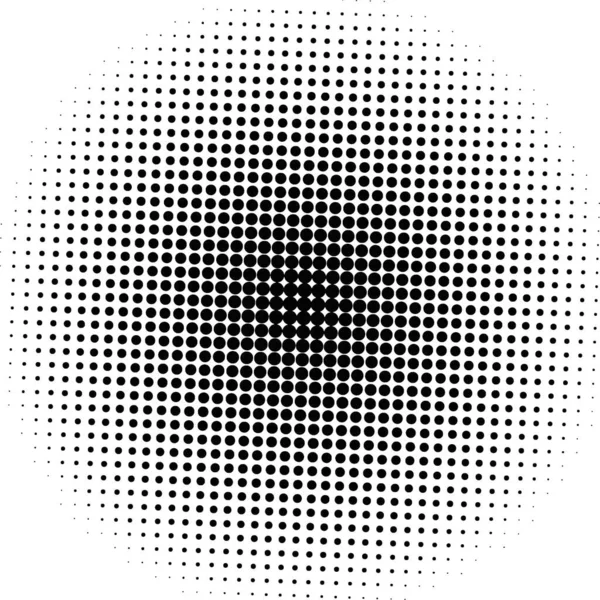 White Black Circles Gradient Halftone Background Vector Illustration — Stock Vector