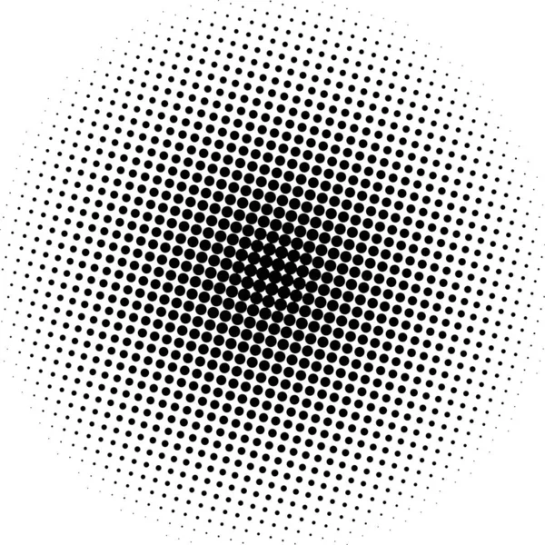 White Black Circles Gradient Halftone Background Vector Illustration — Stockvector