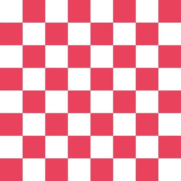 Pink White Checkerboard Pattern Background — Vettoriale Stock