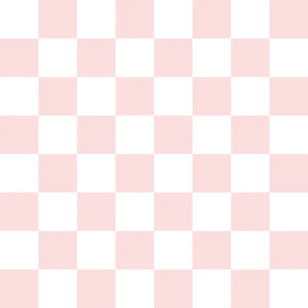 Pink White Checkerboard Pattern Background — Wektor stockowy