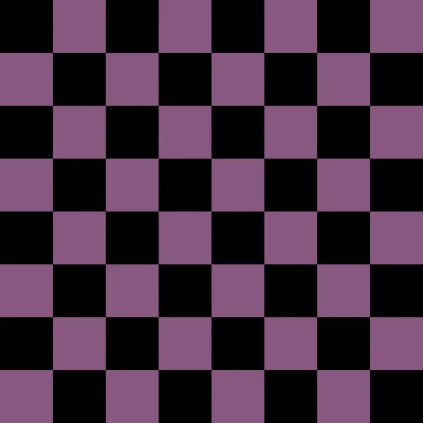 Black Purple Checkerboard Pattern Background — Vettoriale Stock