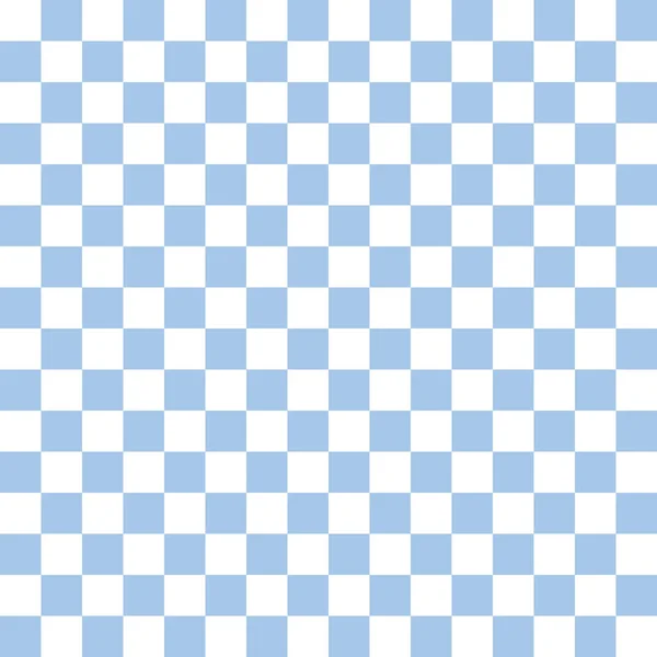 Blue White Checkerboard Pattern Background — Stockvector