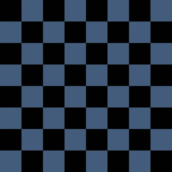 Black Blue Checkerboard Pattern Background — Vetor de Stock