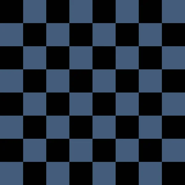 Black Blue Checkerboard Pattern Background — Image vectorielle