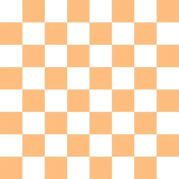 Orange White Checkerboard Pattern Background — Stockvector