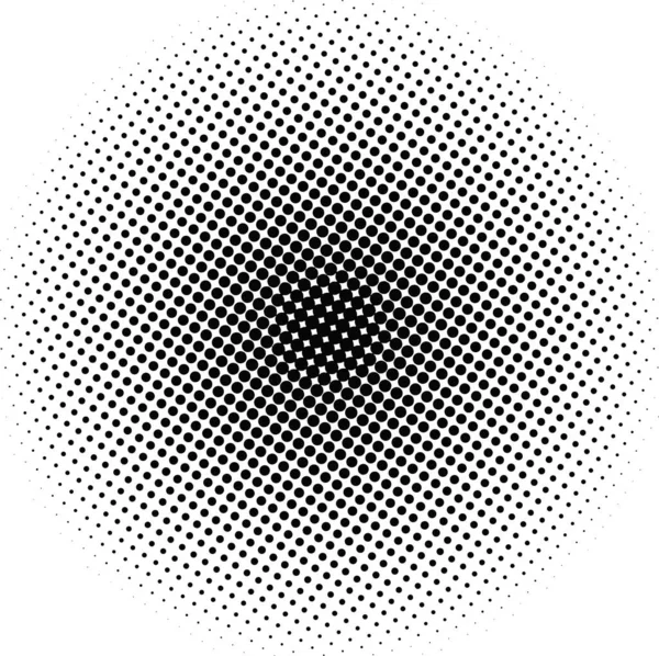 White Black Circles Gradient Halftone Background Vector Illustration — 스톡 벡터