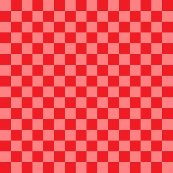 Red Checkerboard Pattern Background — 스톡 벡터