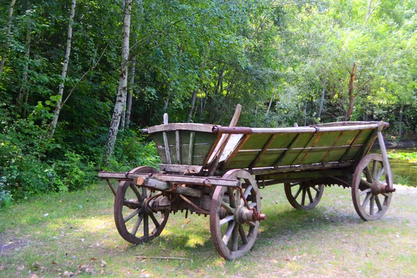 乡村的木制大篷车 西班牙 — 图库照片