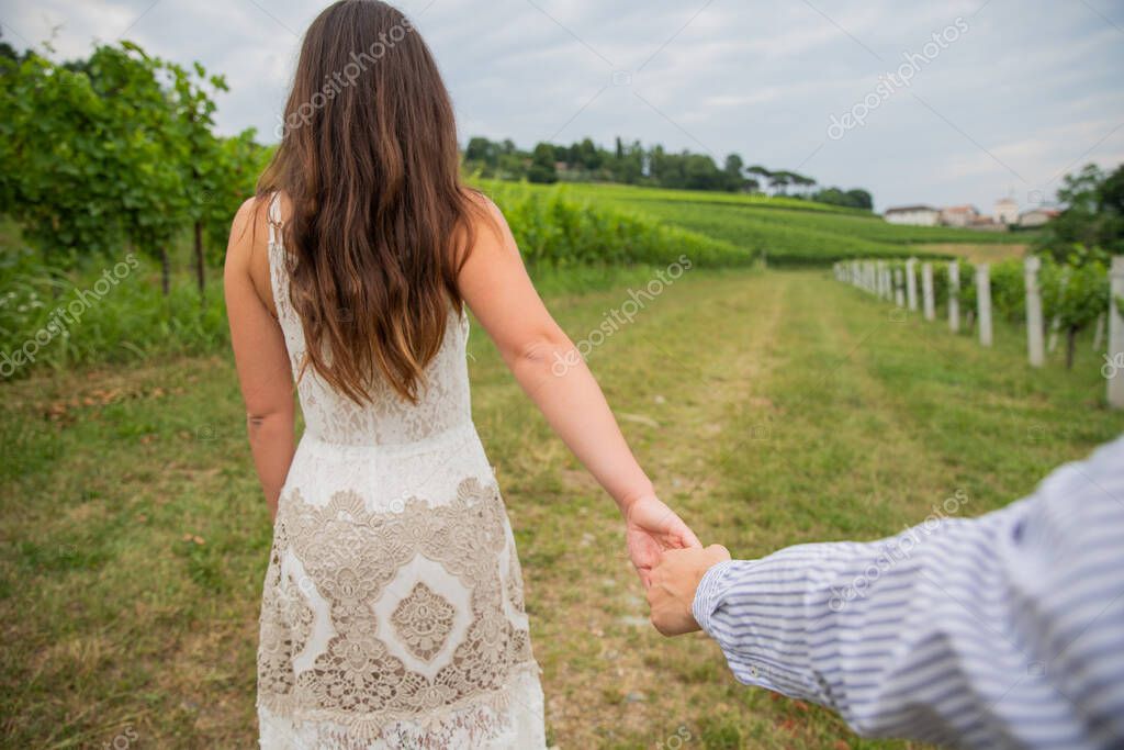 Fidanzata con un agricoltore