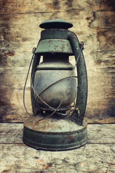 Old oil lamp grunge effect photo
