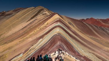 Vinicunca, yedi renk dağı, Peru